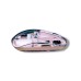 M9 Transparent Wireless USB + Bluetooth Rechargeable Mouse